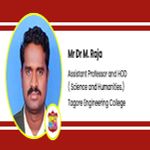 Interview Mr Dr M Raja Assistant Professor and HOD  Science and Humanities at Tagore Engineering College Chennai